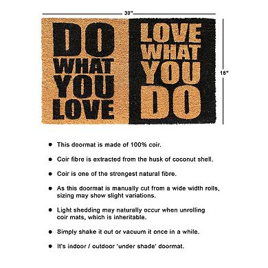RugSmith Do What You Love Doormat
