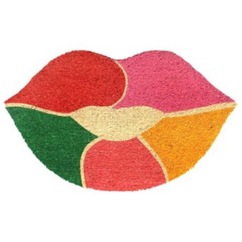 RugSmith Colorful Lips Doormat