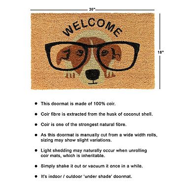 RugSmith Dog Welcome Doormat