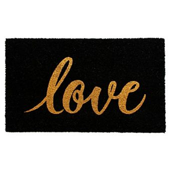 RugSmith Glitter Love Doormat