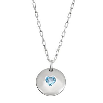 Silver-Plated Stronger Together Heart Pendant Necklace