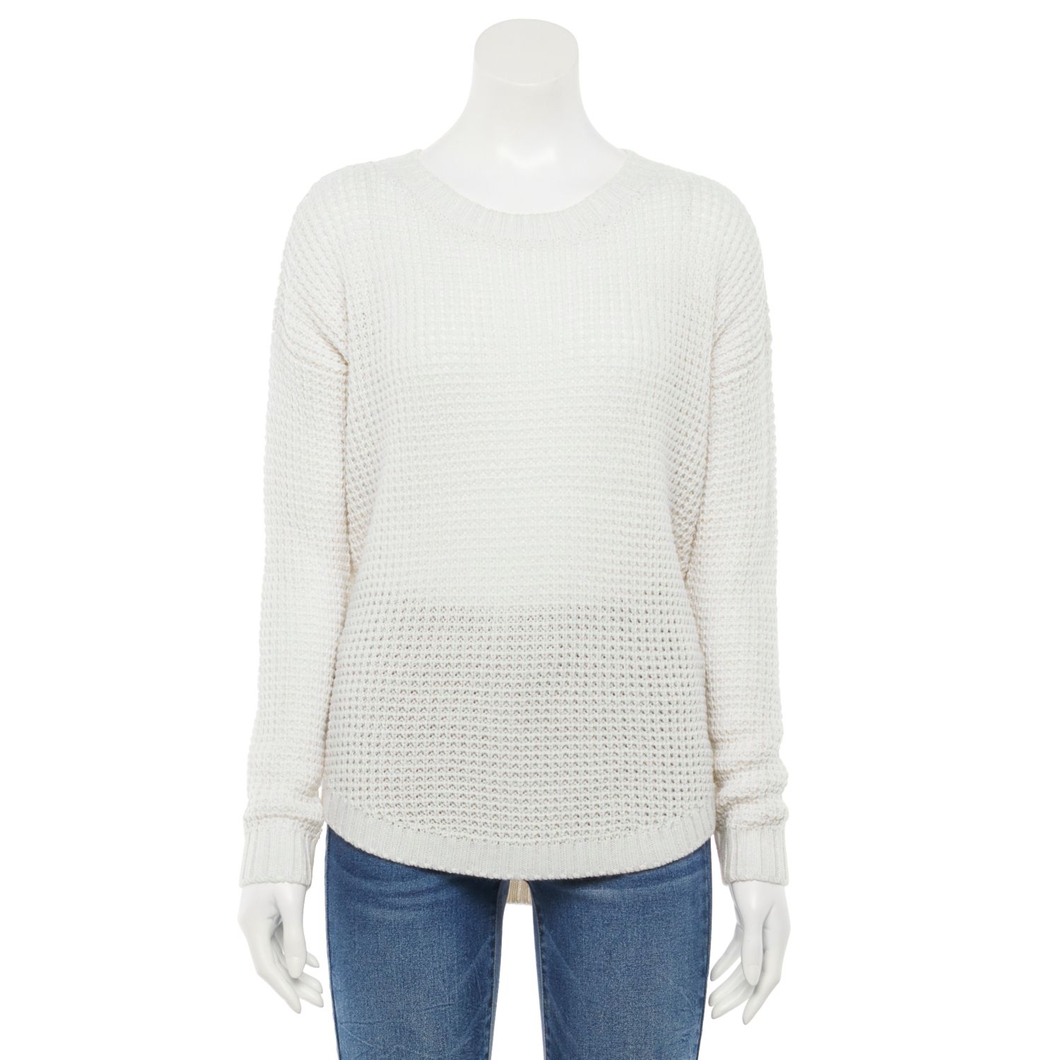 kohls white sweater