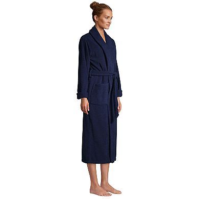 Petite Lands' End Cotton Terry Long Spa Bath Robe