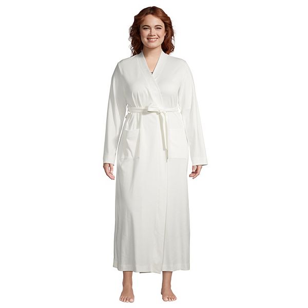 Plus Size Lands' End Supima Cotton Long Robe