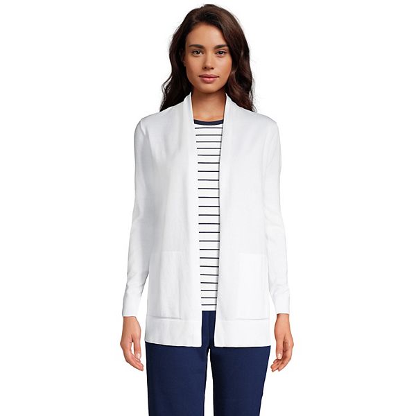 Petite Lands' End OpenFront Long Cardigan Sweater