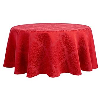 Town & Country Lexington Damask Ruby Tablecloth - 70" Round