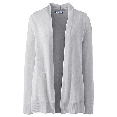 Lands end open cardigan best sale