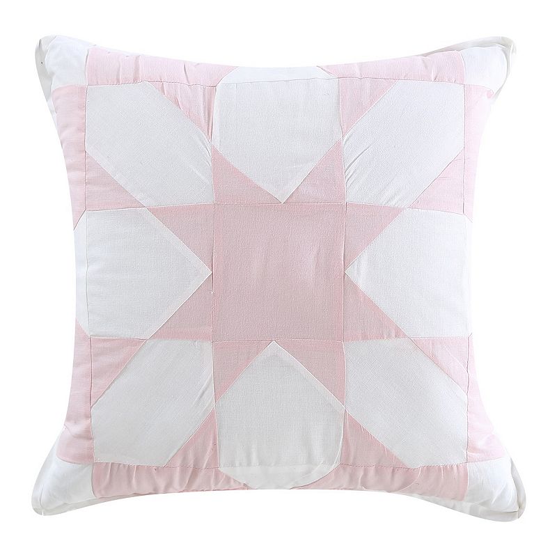 Heirloomed Flower Patch Throw Pillow, Pink, Fits All
