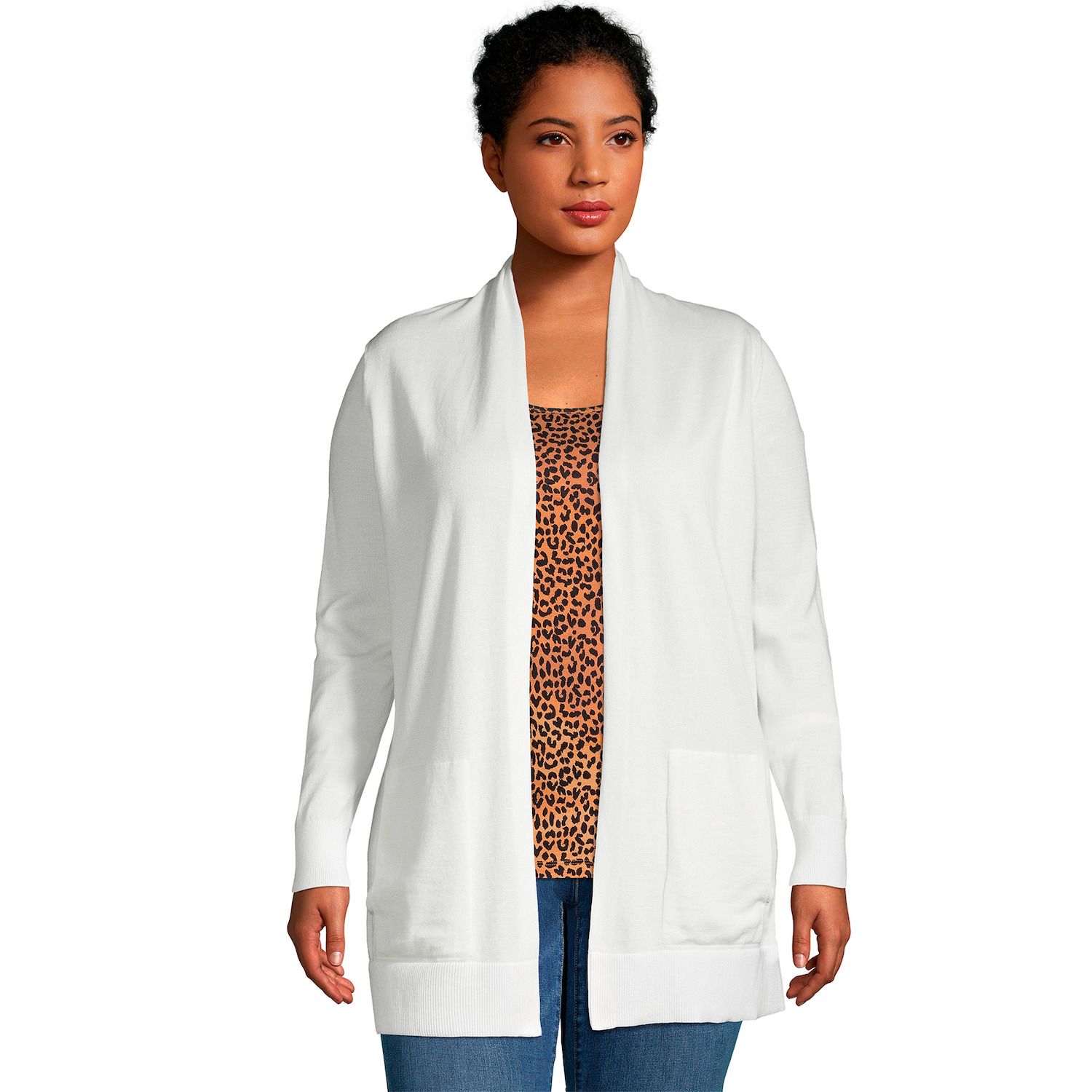 kohls cardigans plus size