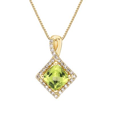 Kohls peridot necklace discount
