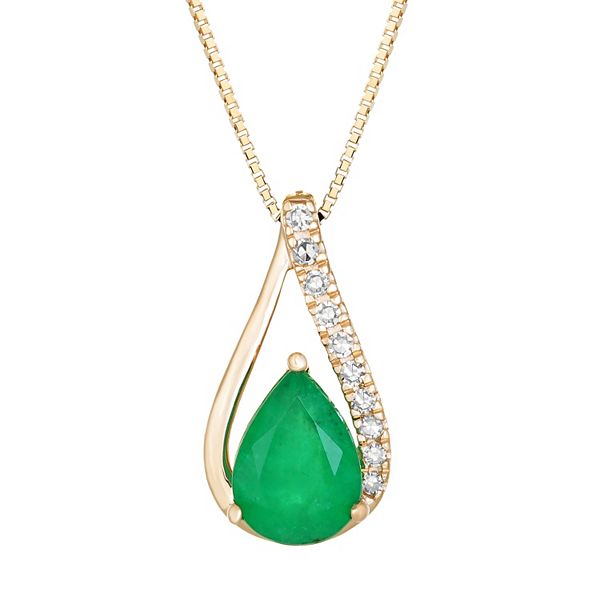 Kohls 2025 emerald necklace