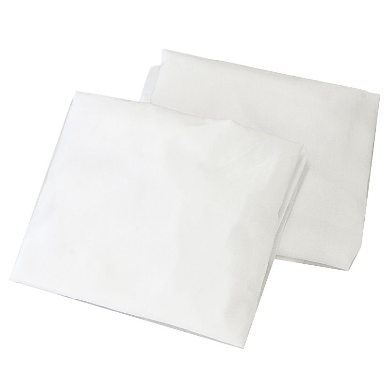 90068023 LA Baby Full-Size Cotton Fitted Sheet, White sku 90068023