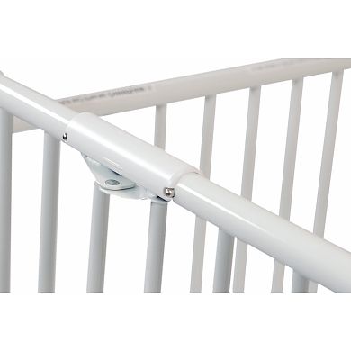 LA Baby Full Size Metal Holiday Folding Crib