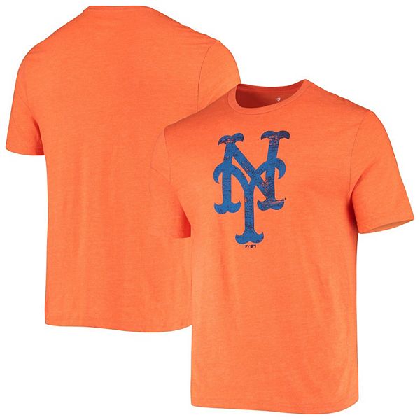 Men's Fanatics Branded Heathered Orange New York Mets Weathered ...