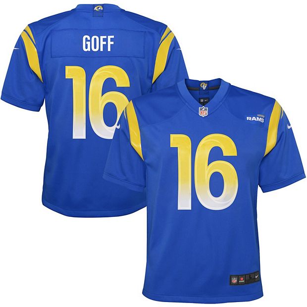 Team Apparel Los Angeles Rams Jared Goff NFL Jersey Youth Kids SZ