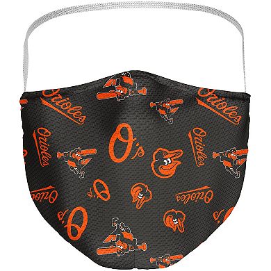 Adult Fanatics Branded Baltimore Orioles All Over Logo Face Covering 3-Pack