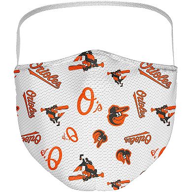 Adult Fanatics Branded Baltimore Orioles All Over Logo Face Covering 3-Pack