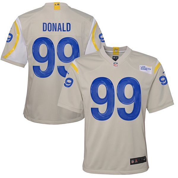 Nike Men's Los Angeles Rams Aaron Donald #99 White Game Jersey