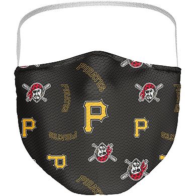 Adult Fanatics Pittsburgh Pirates All Over Logo Face Covering 3-Pack