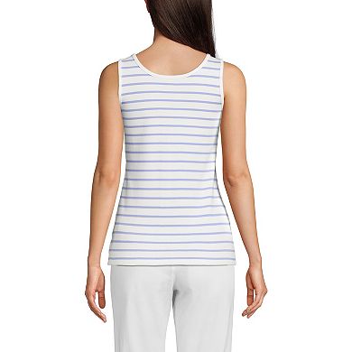 Petite Lands' End Cotton Scoopneck Tank Top