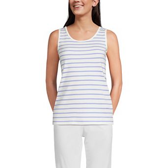 Petite Lands' End Cotton Scoopneck Tank Top