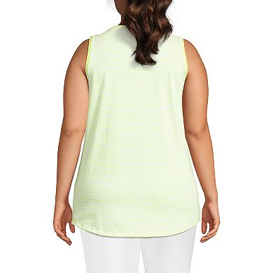 Plus Size Lands' End Scoopneck Tunic Tank Top