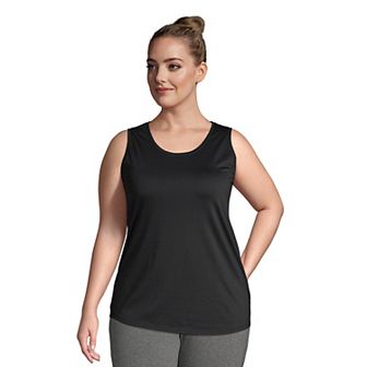 Plus Size Lands' End Scoopneck Tunic Tank Top