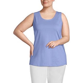 Plus Size Lands' End Scoopneck Tunic Tank Top