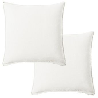 Levtex Home 2-pack Washed Linen Square Throw Pillow Cover