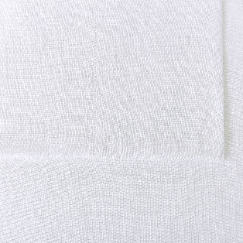 62676313 Levtex Home Washed Linen Sheet Set, White, Cal Kin sku 62676313