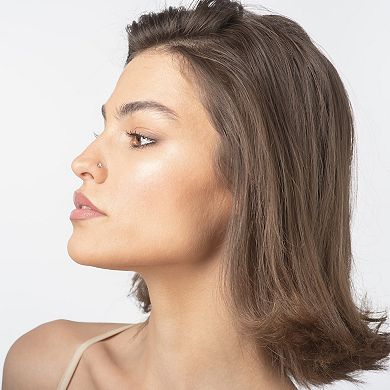 Lila Moon 14k Gold Diamond Accent L-shape Nose Stud