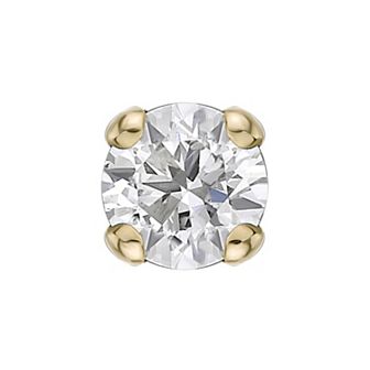 Lila Moon 14k Gold 2.7 mm Diamond Accent Nose Stud