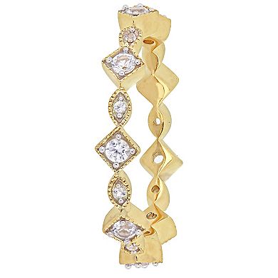 Stella Grace 10k Gold Lab-Created White Sapphire Anniversary Ring