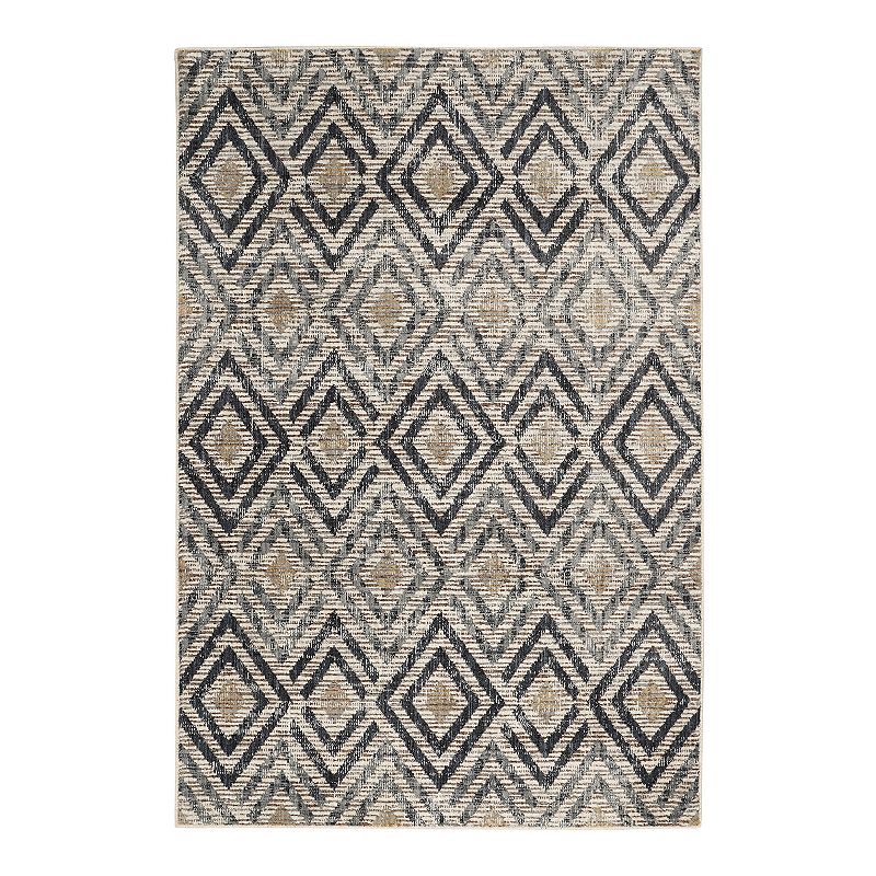 Mohawk Home Studio Lenox Rug, Beig/Green, 8X11 Ft