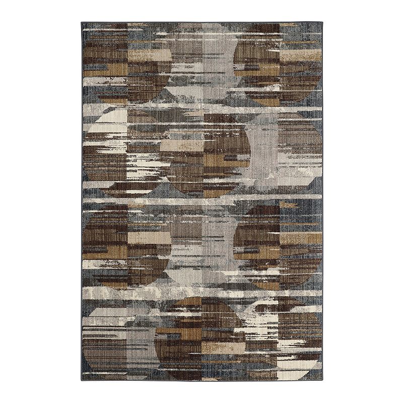 Mohawk Home Studio Pyramid Lake Rug, Beig/Green, 8X11 Ft