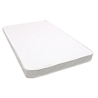 LA Baby 3" Waterproof Mini/Portable Crib Mattress Pad with Easy to Clean Cover, For Non-Full Size Cribs Only