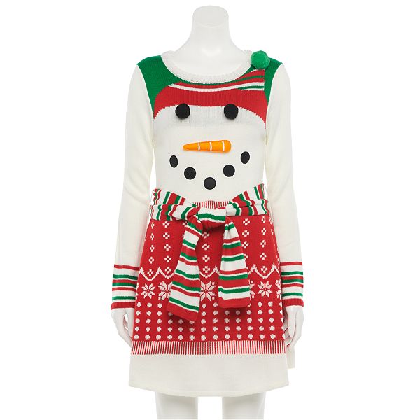 Kohls christmas sweater hot sale dress