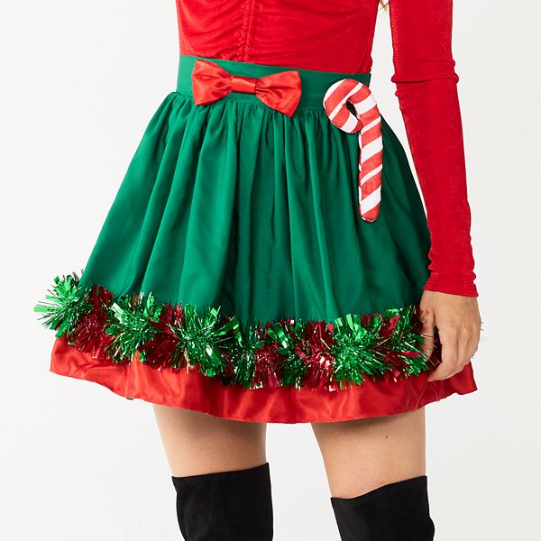 christmas tinsel skirt