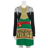 Juniors' Love & Let Love Holiday Spirits Fit & Flair Sweater Dress