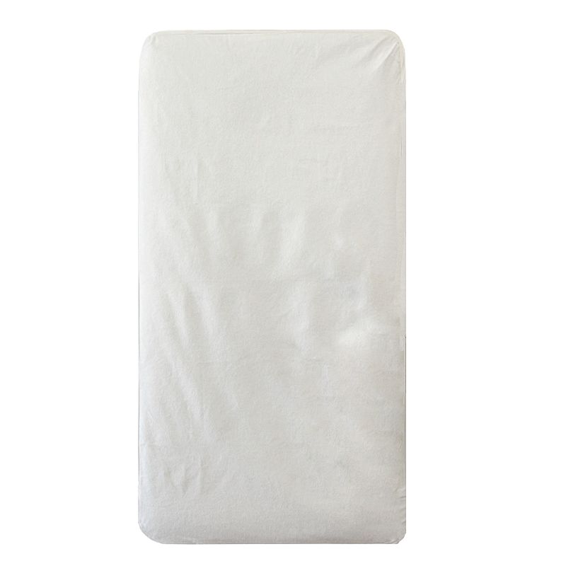 LA Baby Compact Waterproof Mattress Pad, White
