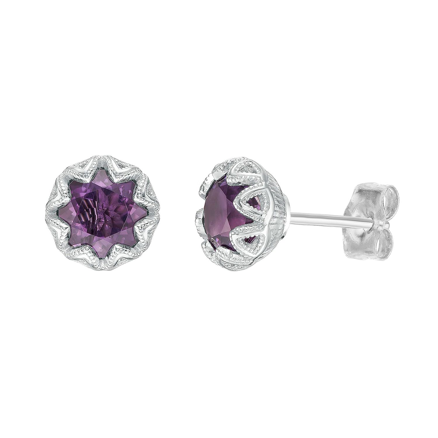 Kohls on sale amethyst earrings