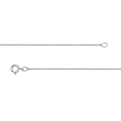 Gemminded Sterling Silver 1/10 Carat T.W. Diamond Dolphin Pendant Necklace