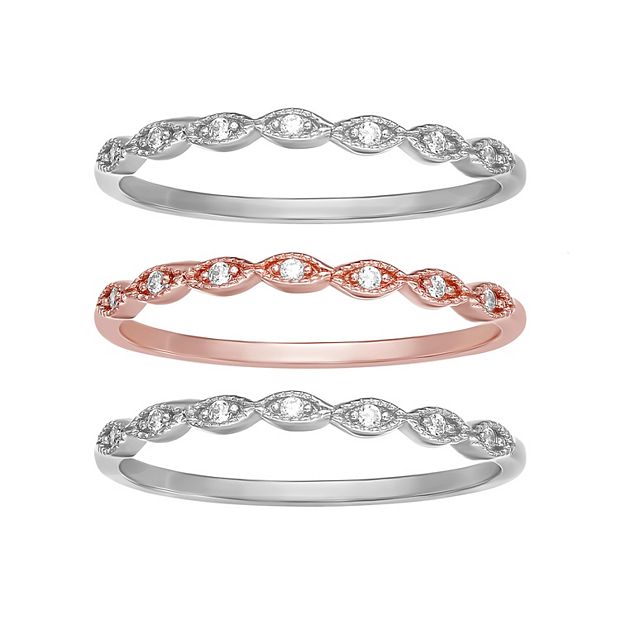 Kohl's deals stackable rings