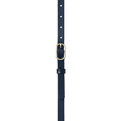 Plus Size Lands' End Skinny Leather Belt