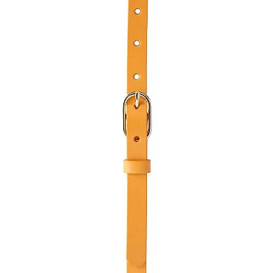 Plus Size Lands' End Skinny Leather Belt
