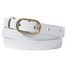 Plus Size Lands' End Skinny Leather Belt