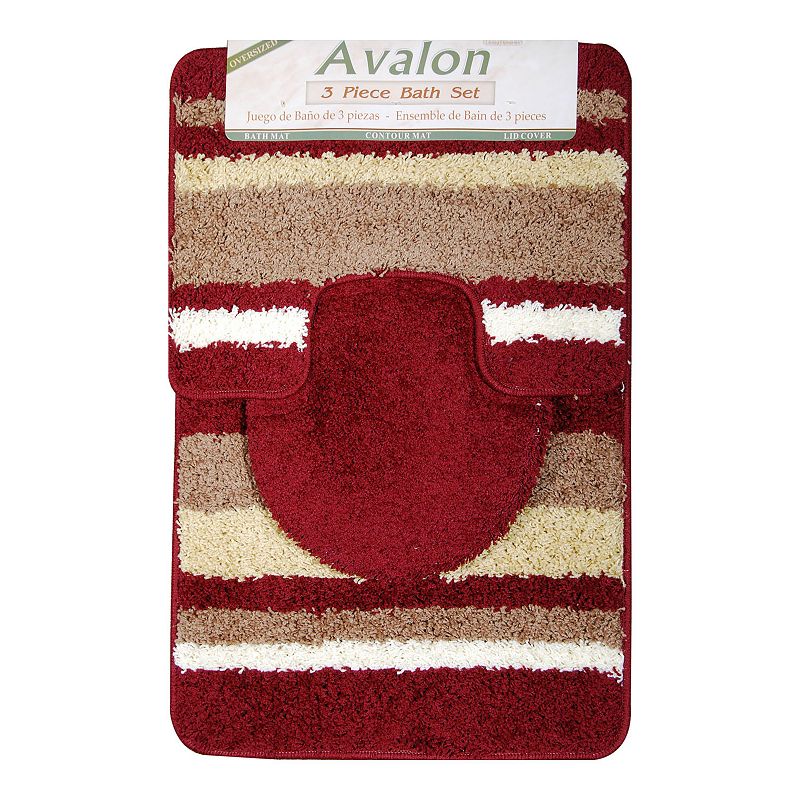 Home Dynamix Avalon Luxe Bath Set, Multicolor, 3PC Set - 75761844 - Home Decor Featuring rugs, bath mats and more, Home Dynamix w sku 75761844