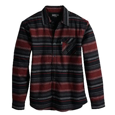 Men's Caliville Sherpa-Lined Flannel Button-Down Shirt