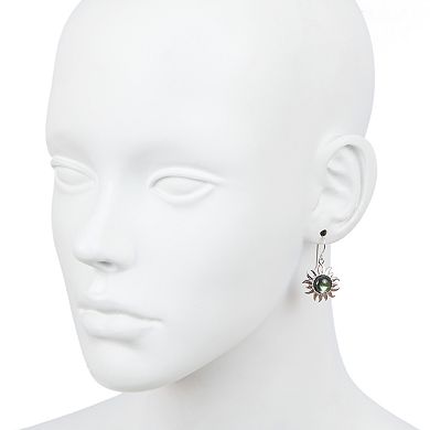 Athra NJ Inc Sterling Silver Abalone Sun Drop Earrings