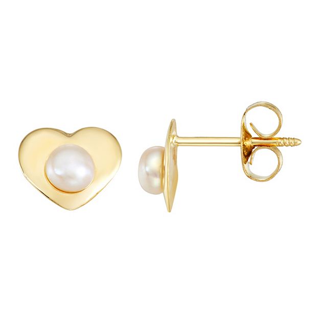 Kohls heart store earrings